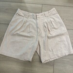 Free People Cream Shorts